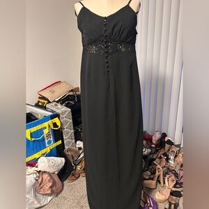 Elegant Black Evening Gown